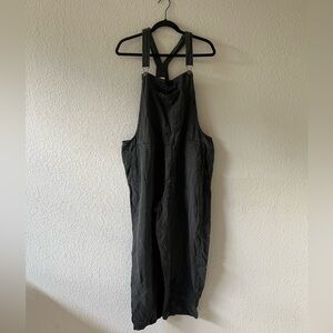 Aerie Black Overalls
